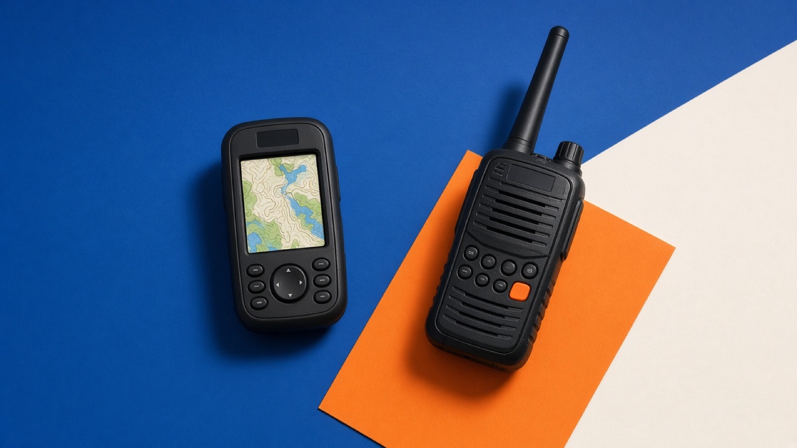 DemPages outlet catalog spread with electronics and marine gear